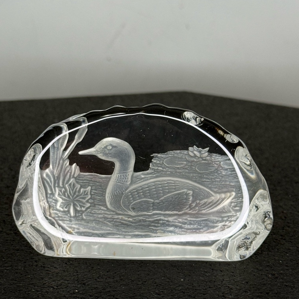 Vintage Crystal Paperweight